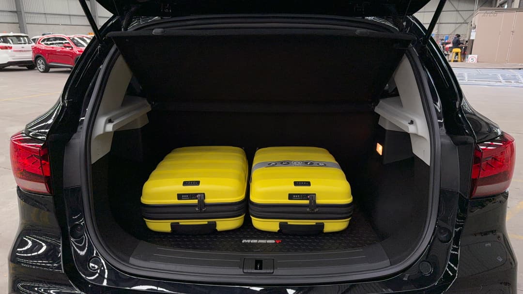 2022 MG ZS EV Essence, Automatic, 37611 km, Boot Inside View with Luggage