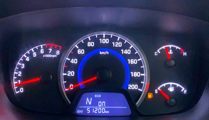 2018 Hyundai Grand i10 SPORTZ AT 1.2 KAPPA VTVT, Petrol, Automatic, 51,454 km, Odometer Image