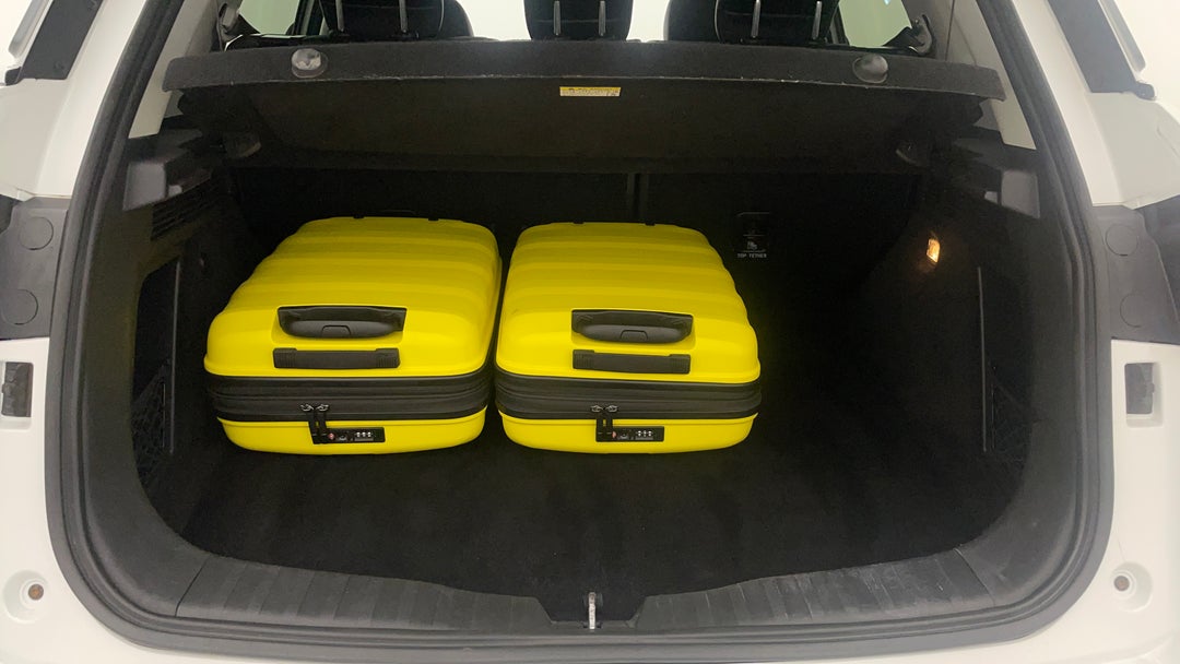 Boot Inside View with Luggage