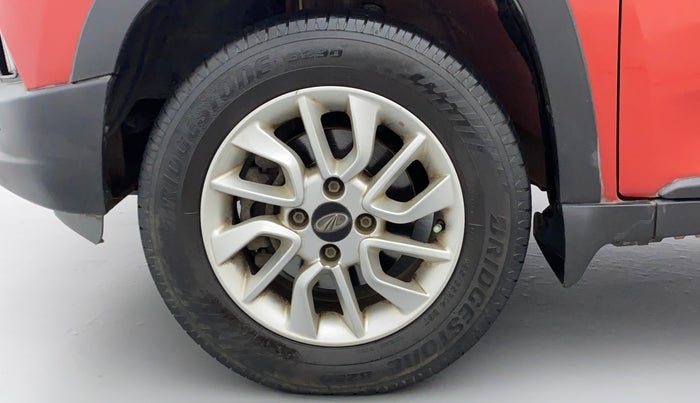 2016 Mahindra Kuv100 K8 6 STR, Petrol, Manual, 43,972 km, Left Front Wheel