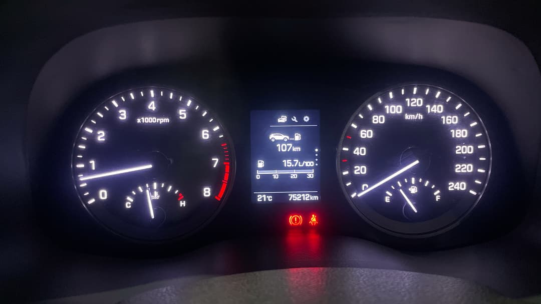 2017 Hyundai Tucson Active (FWD), Manual, 75212 km, Odometer View