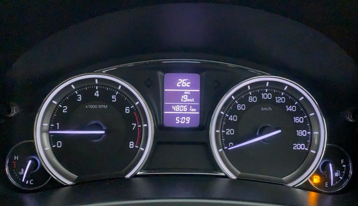 2015 Maruti Ciaz ZXI, Petrol, Manual, 48,251 km, Odometer Image