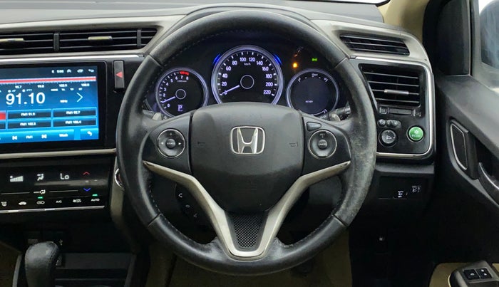 2017 Honda City 1.5L I-VTEC ZX CVT, Petrol, Automatic, 1,21,674 km, Steering Wheel Close Up