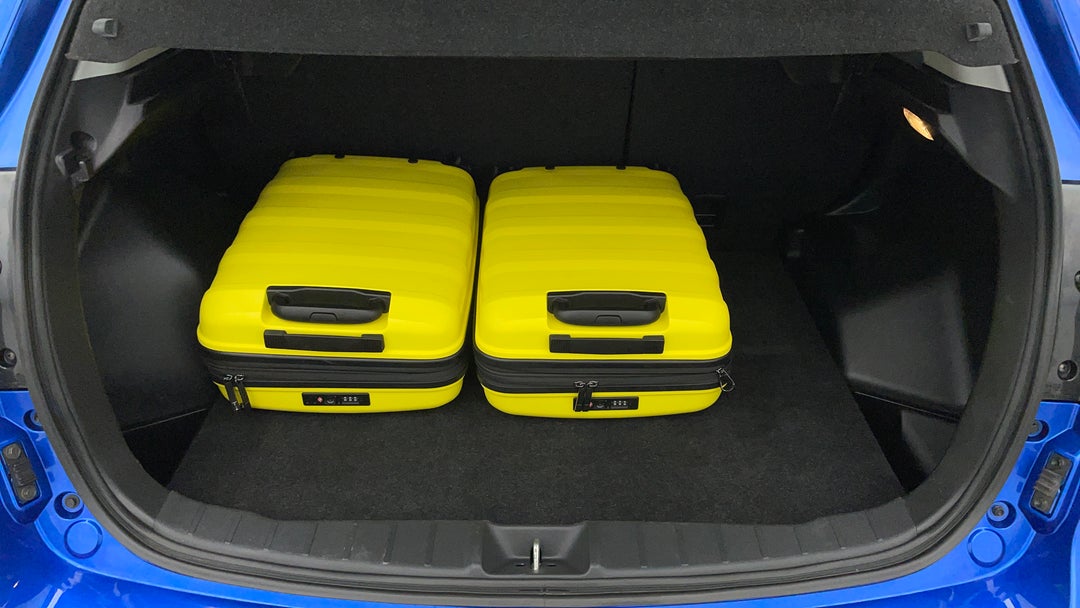Boot Inside View with Luggage