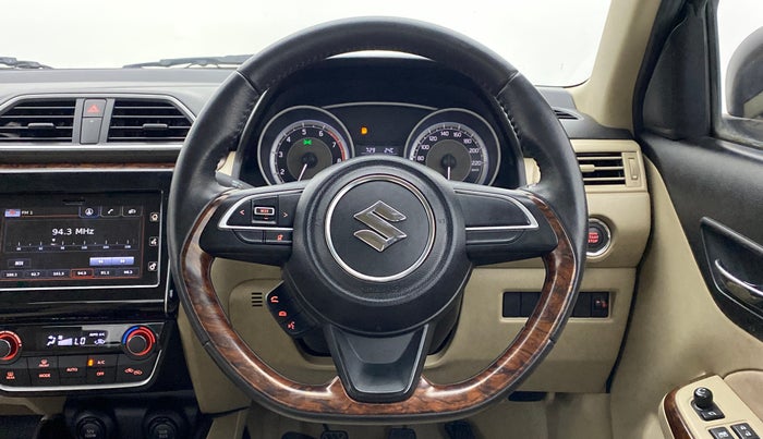 2017 Maruti Dzire ZXI Plus, Petrol, Manual, 24,786 km, Steering Wheel Close Up