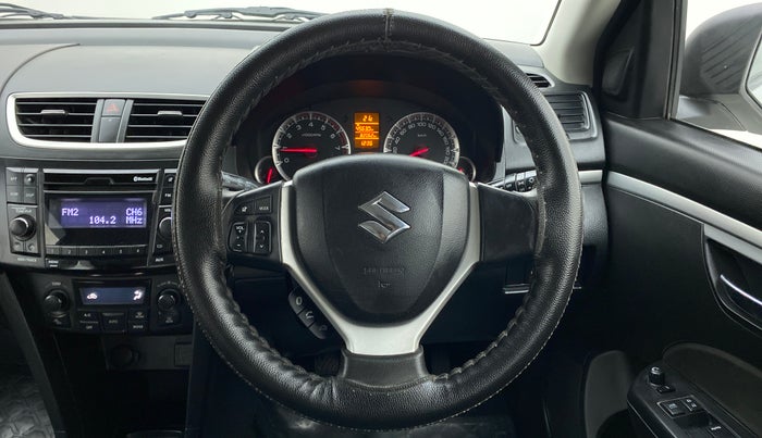 2014 Maruti Swift ZXI D, Petrol, Manual, 82,122 km, Steering Wheel Close Up