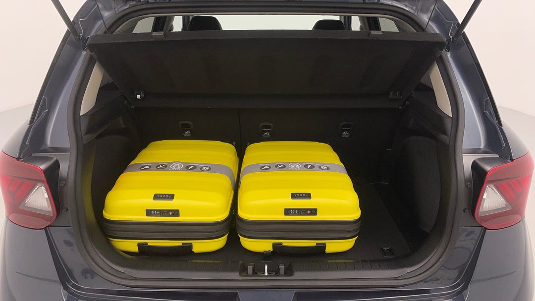 Boot Inside View with Luggage