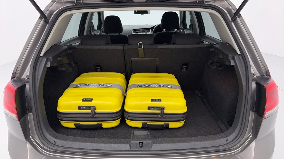 Boot Inside View with Luggage