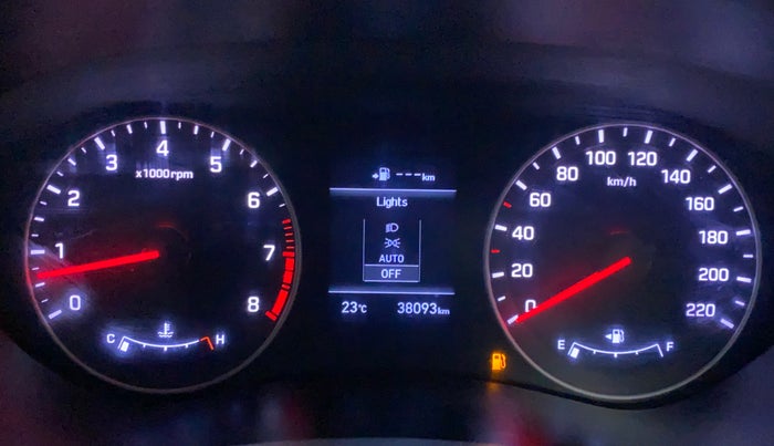 2019 Hyundai Elite i20 ASTA 1.2 (O), Petrol, Manual, 38,136 km, Odometer Image