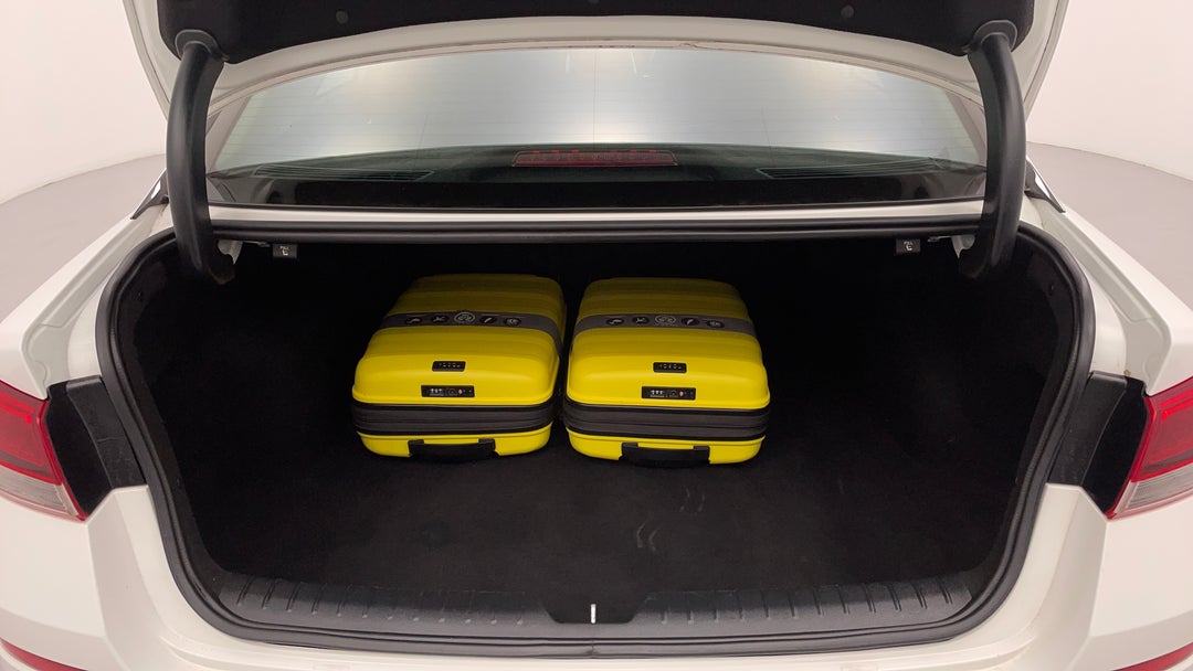 Boot Inside View with Luggage