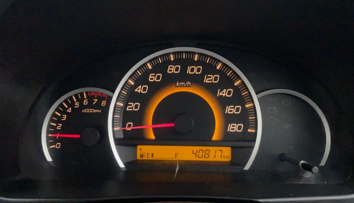 2014 Maruti Wagon R 1.0 VXI, Petrol, Manual, 40,855 km, Odometer Image