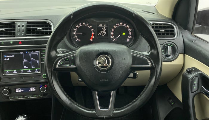 2017 Skoda Rapid Style 1.5 TDI AT, Diesel, Automatic, 75,707 km, Steering Wheel Close Up