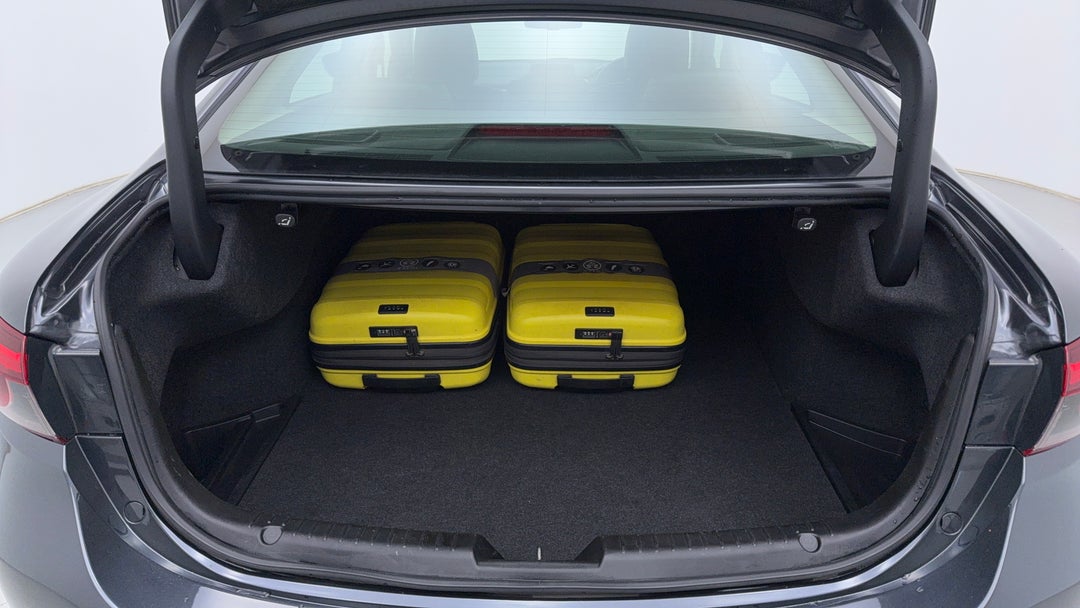 Boot Inside View with Luggage