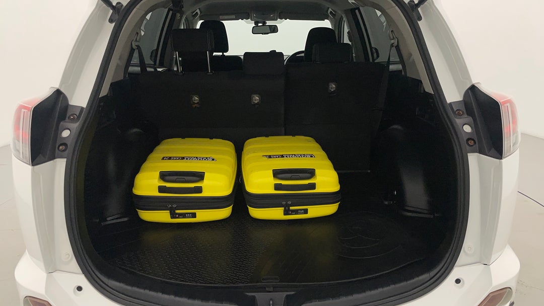 Boot Inside View with Luggage