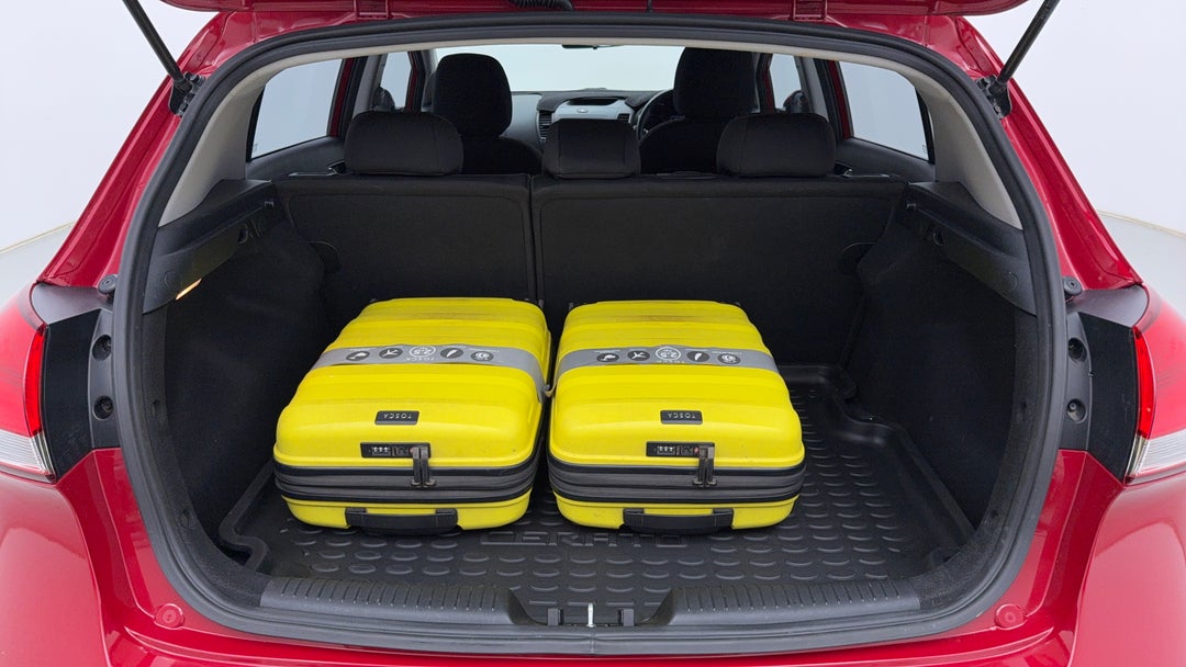 Boot Inside View with Luggage