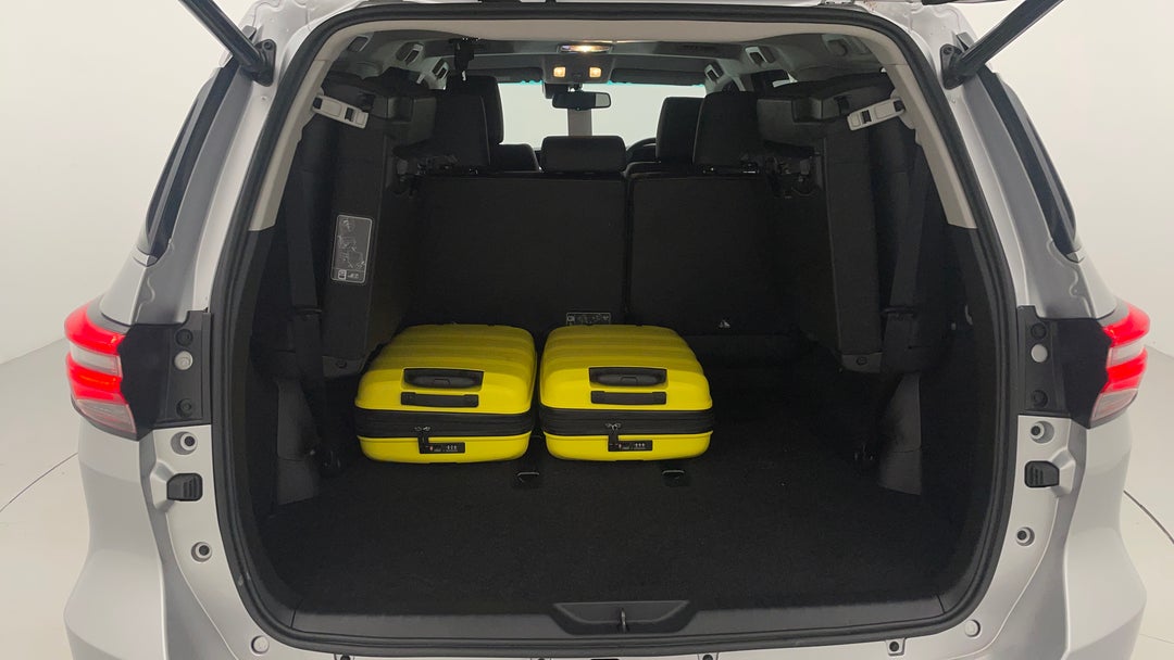 Boot Inside View with Luggage