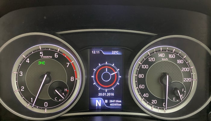 2020 Maruti Dzire ZXI PLUS AMT, Petrol, Automatic, 40,394 km, Odometer Image