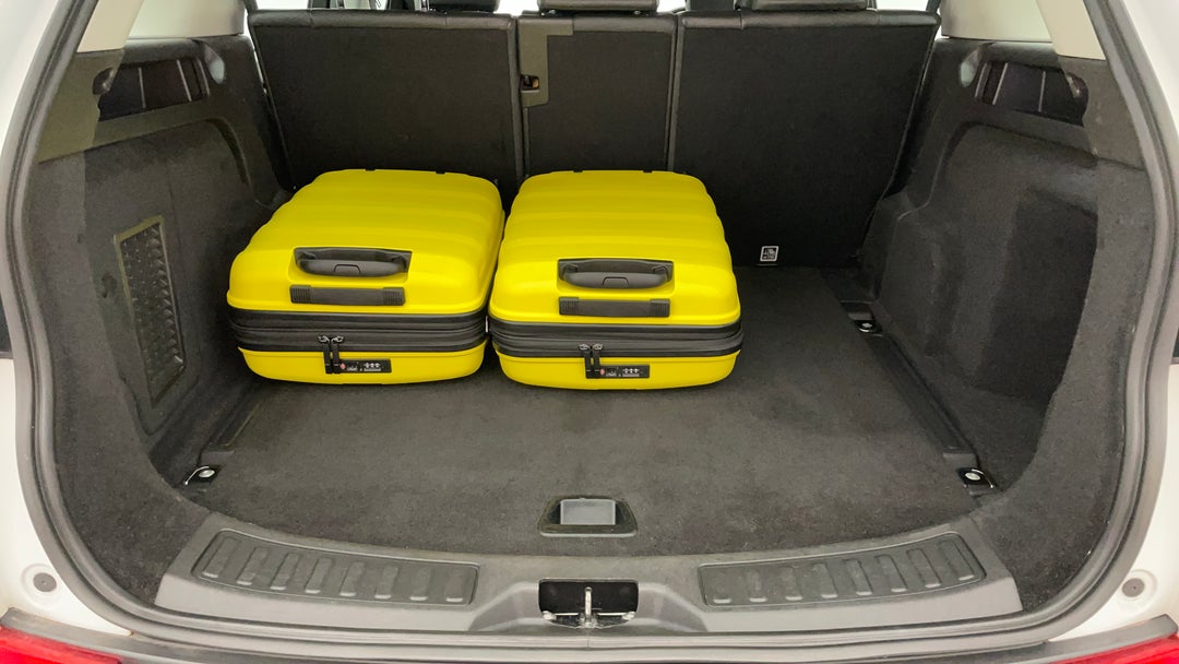 Boot Inside View with Luggage