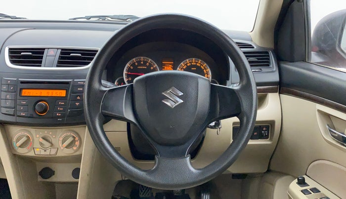 2012 Maruti Swift Dzire VXI, Petrol, Manual, 94,589 km, Steering Wheel Close Up