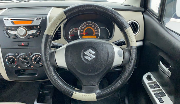 2014 Maruti Wagon R 1.0 VXI, Petrol, Manual, 59,374 km, Steering Wheel Close Up