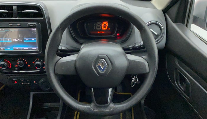2018 Renault Kwid 1.0 RXT, Petrol, Manual, 31,995 km, Steering Wheel Close Up