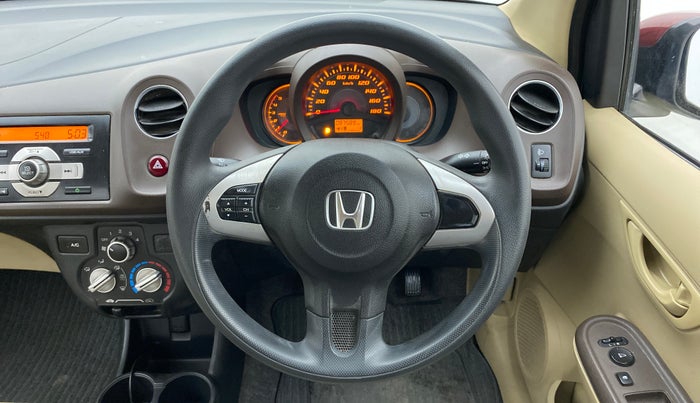 2013 Honda Amaze 1.5L I-DTEC S, Diesel, Manual, 87,589 km, Steering Wheel Close Up