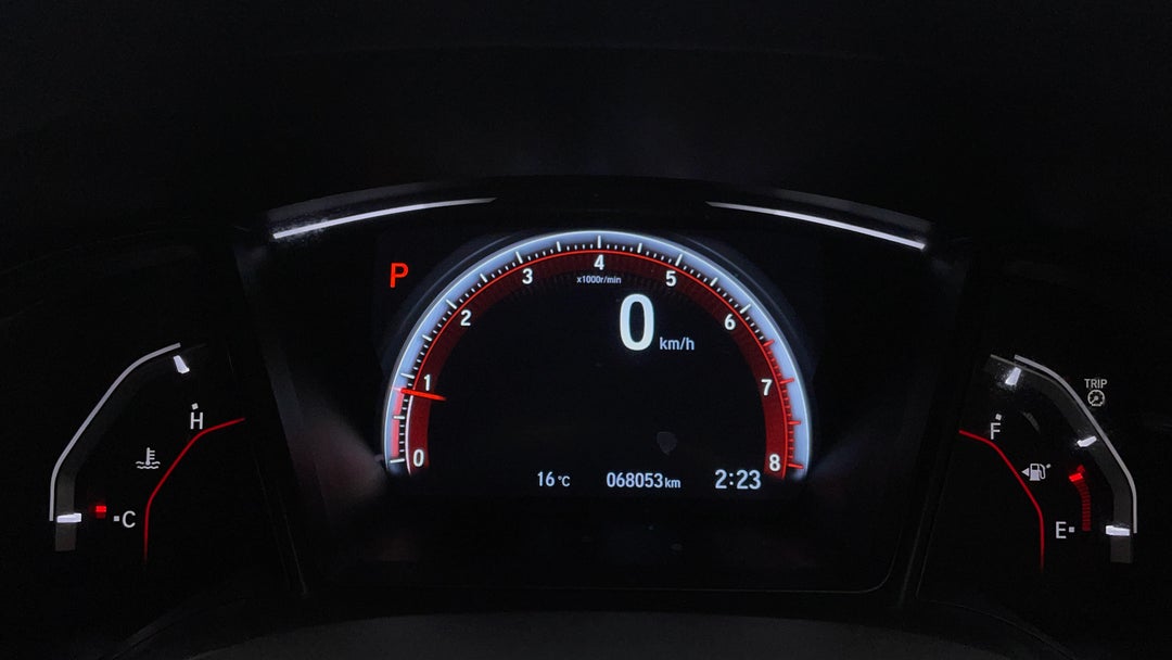 2017 Honda Civic Rs, Automatic, 68053 km, Odometer View