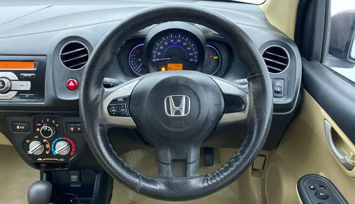 2015 Honda Brio 1.2 VX AT I VTEC, Petrol, Automatic, 48,215 km, Steering Wheel Close Up