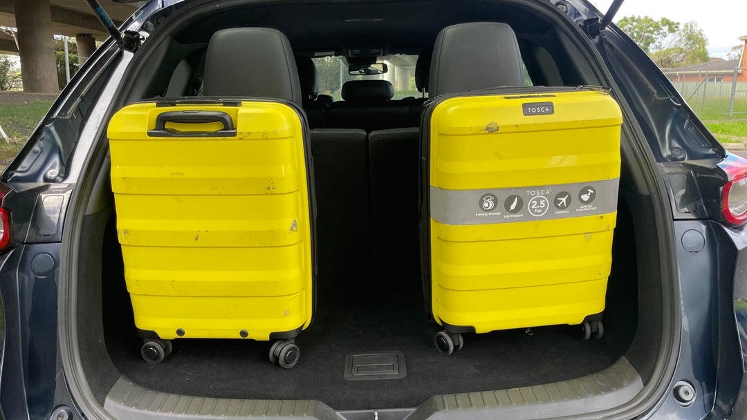 Boot Inside View with Luggage