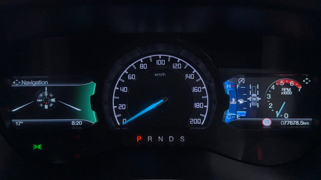 2021 Ford Ranger Wildtrak 2.0 (4x4), Automatic, 77678 km, Odometer View