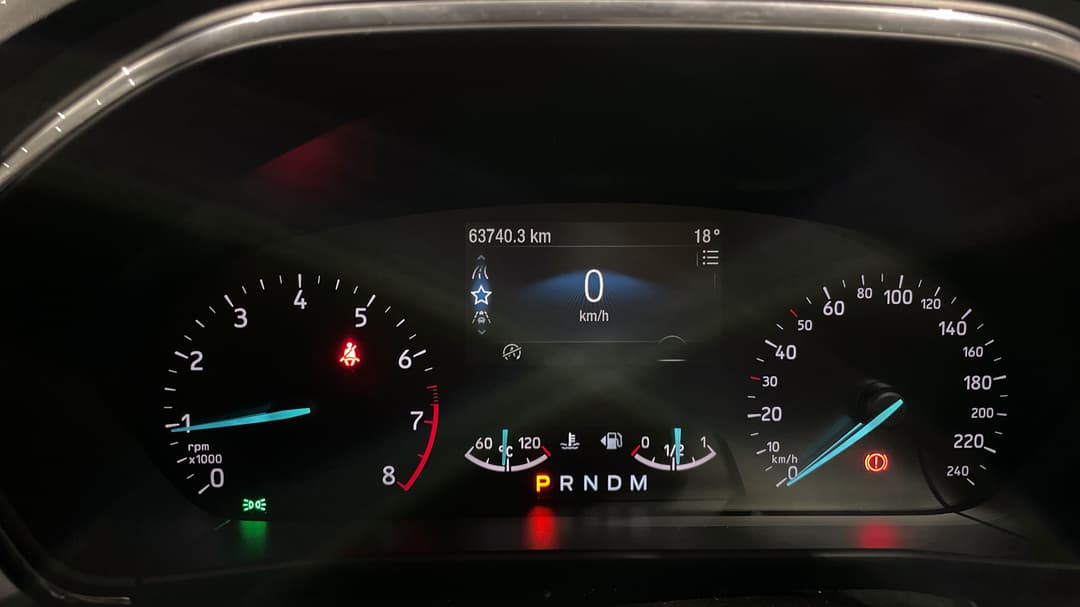 2019 Ford Focus Active, Automatic, 63740 km, Odometer View