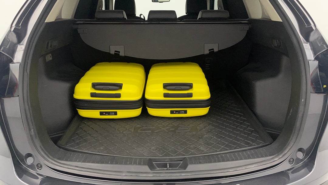 Boot Inside View with Luggage