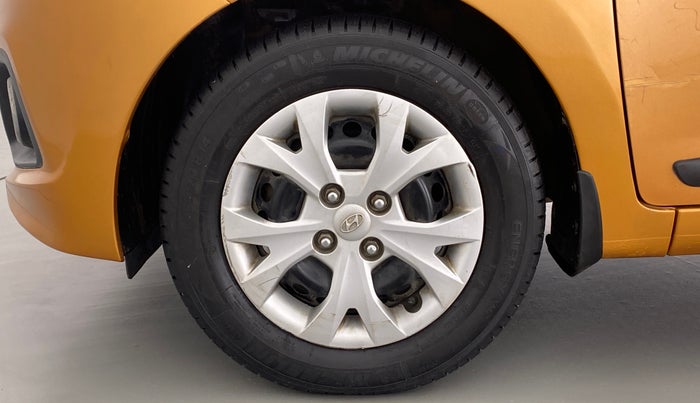 2014 Hyundai Grand i10 SPORTZ 1.2 KAPPA VTVT, Petrol, Manual, 53,436 km, Left Front Wheel