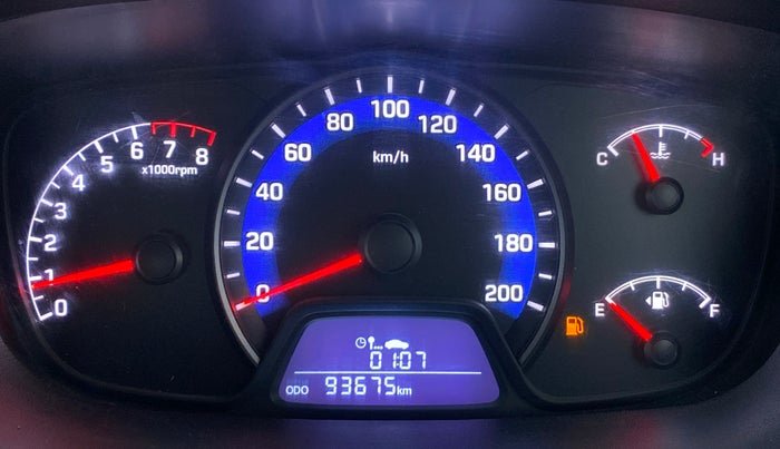 2015 Hyundai Xcent S 1.2 OPT, CNG, Manual, 93,675 km, Odometer Image