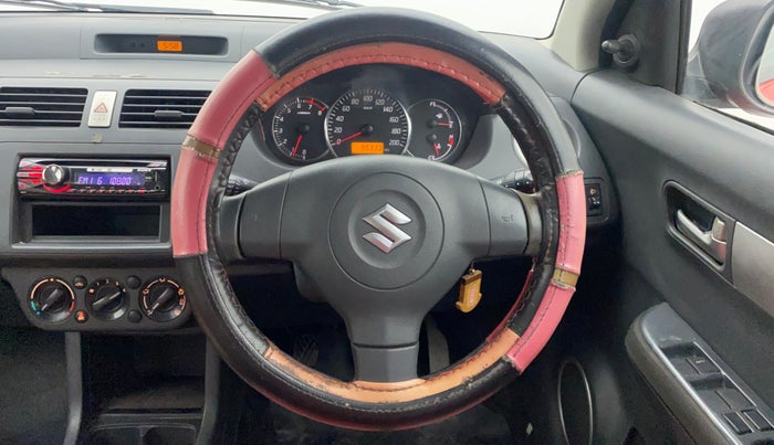2011 Maruti Swift VXI, Petrol, Manual, 95,333 km, Steering Wheel Close Up