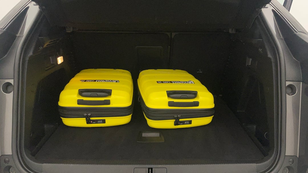 Boot Inside View with Luggage