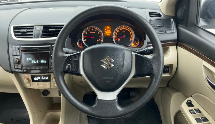 2014 Maruti Swift Dzire ZXI 1.2 BS IV, Petrol, Manual, 80,698 km, Steering Wheel Close Up
