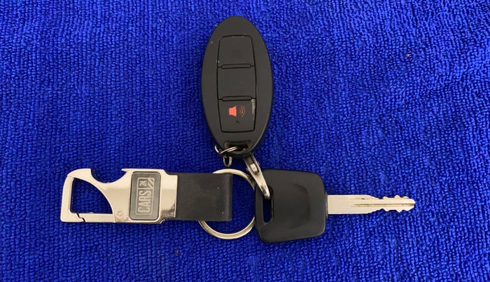 2015 Datsun Go Plus T, Petrol, Manual, 25,483 km, Key Close Up