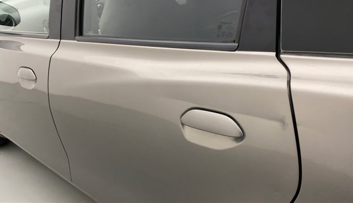 2015 Datsun Go Plus T, Petrol, Manual, 25,483 km, Rear left door - Slightly dented