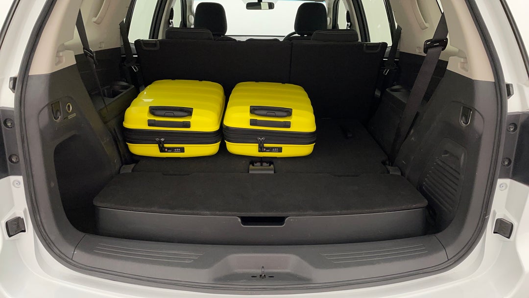 Boot Inside View with Luggage