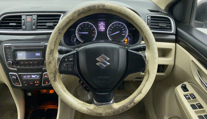 2015 Maruti Ciaz ZXI, Petrol, Manual, 79,579 km, Steering Wheel Close Up
