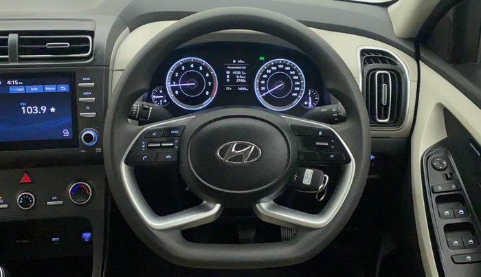 2022 Hyundai Creta EX 1.5 PETROL, Petrol, Manual, 16,529 km, Steering Wheel Close Up