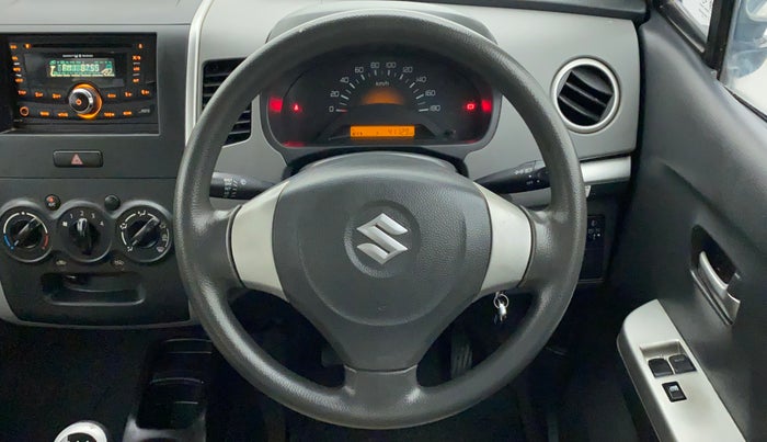 2012 Maruti Wagon R 1.0 LXI, Petrol, Manual, 41,128 km, Steering Wheel Close Up