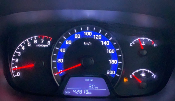2014 Hyundai Xcent S 1.2, Petrol, Manual, 42,877 km, Odometer Image