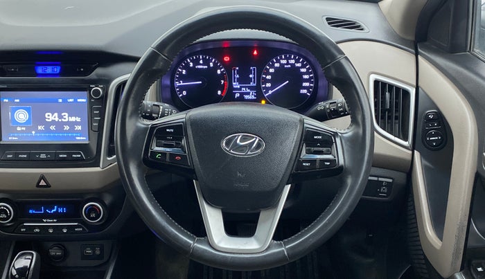 2017 Hyundai Creta SX PLUS AT 1.6 PETROL, Petrol, Automatic, 79,448 km, Steering Wheel Close Up