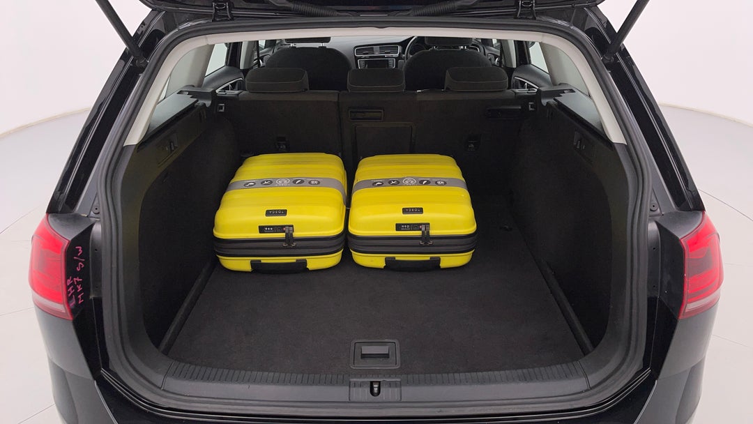 Boot Inside View with Luggage