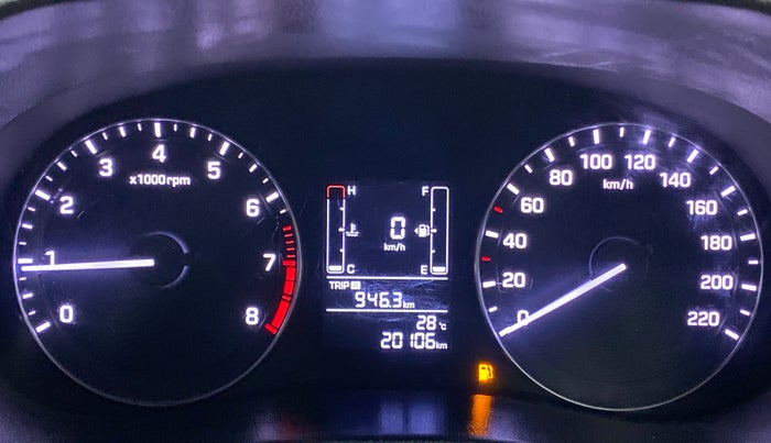 2016 Hyundai Creta 1.6 SX PLUS PETROL, Petrol, Manual, 20,142 km, Odometer Image