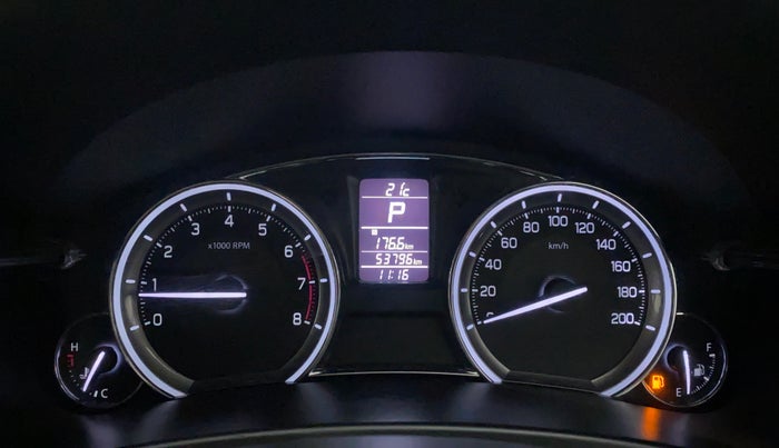 2018 Maruti Ciaz ZETA 1.4  AT PETROL, Petrol, Automatic, 53,796 km, Odometer Image