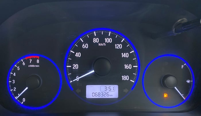 2016 Honda Amaze 1.2 SMT I VTEC, Petrol, Manual, 68,337 km, Odometer Image