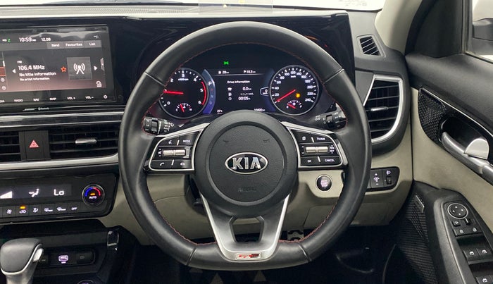 2019 KIA SELTOS 1.5 GTX+ AT, Diesel, Automatic, 10,639 km, Steering Wheel Close Up